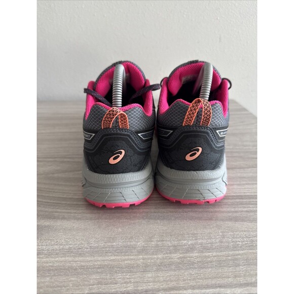ASICS Gray And Pink Women’s Gel Venture Running Trail Shoes Size 9.5 Wide - Picture 7 of 11
